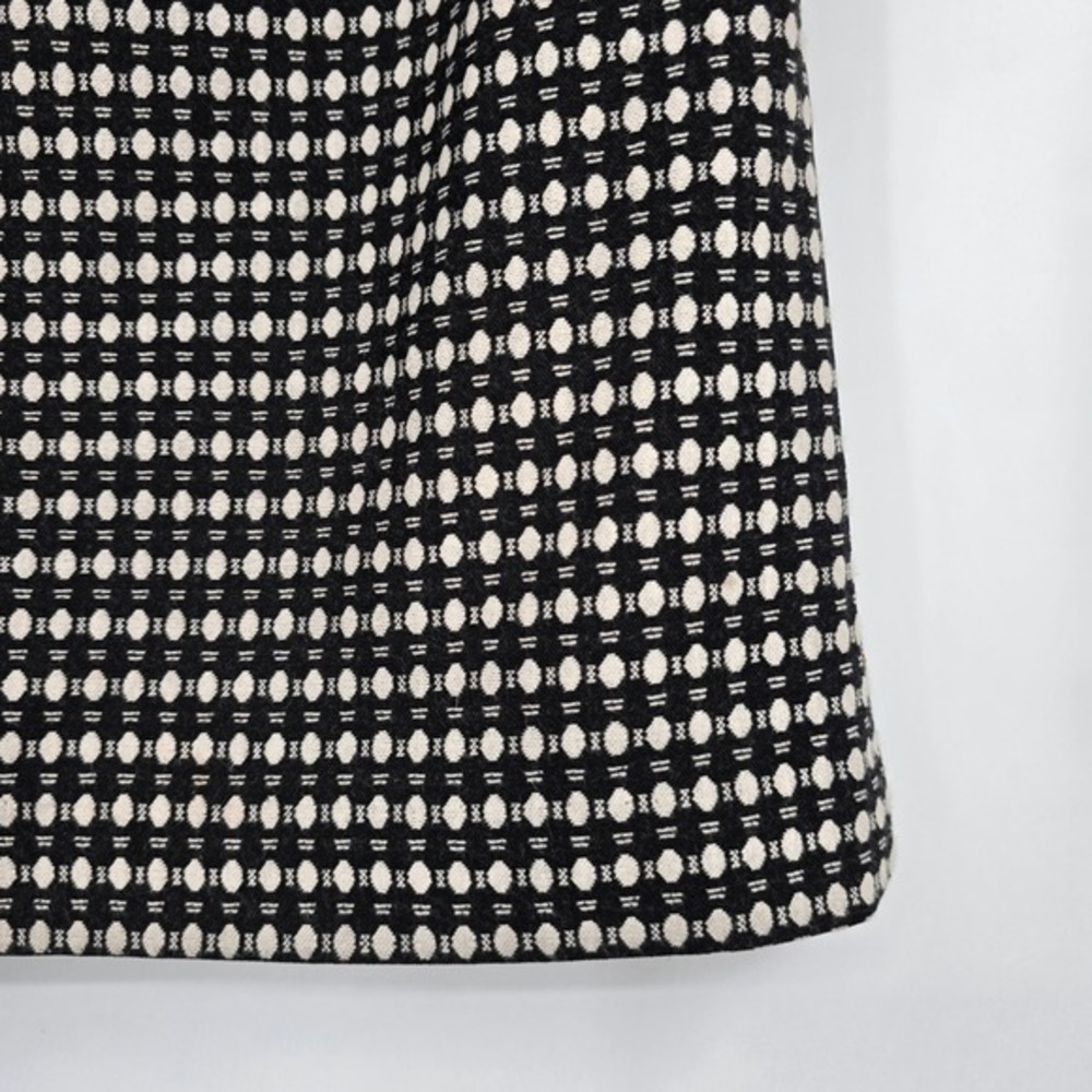 Ann Taylor LOFT Skirt Black & White Dot Pattern Career Casual Size 2P - Picture 5 of 10